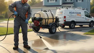 Professional concrete pressure cleaning in Anaheim, CA for driveways, patios, and walkways