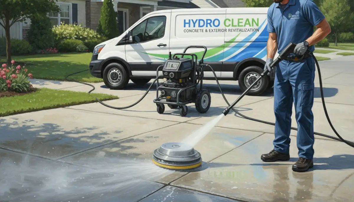 Concrete pressure cleaning in Anaheim, CA for driveways, patios, and walkways by Anaheim Paint Pros
