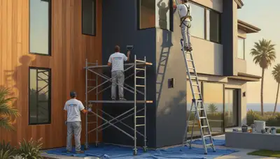 Exterior house painting in Anaheim, CA for durable sun and weather protection