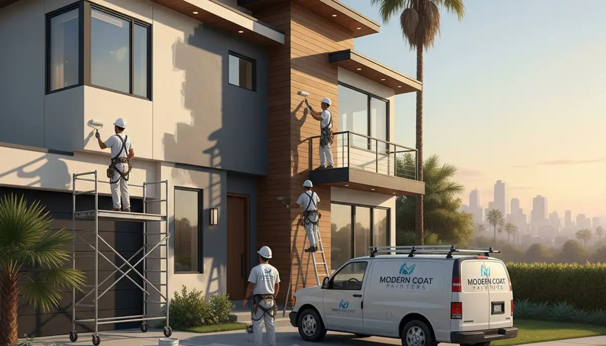 Exterior house painting in Anaheim, CA for sun protection and curb appeal