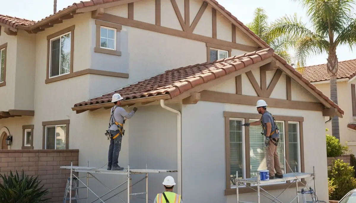 Painter crew providing professional painting services in Anaheim, CA