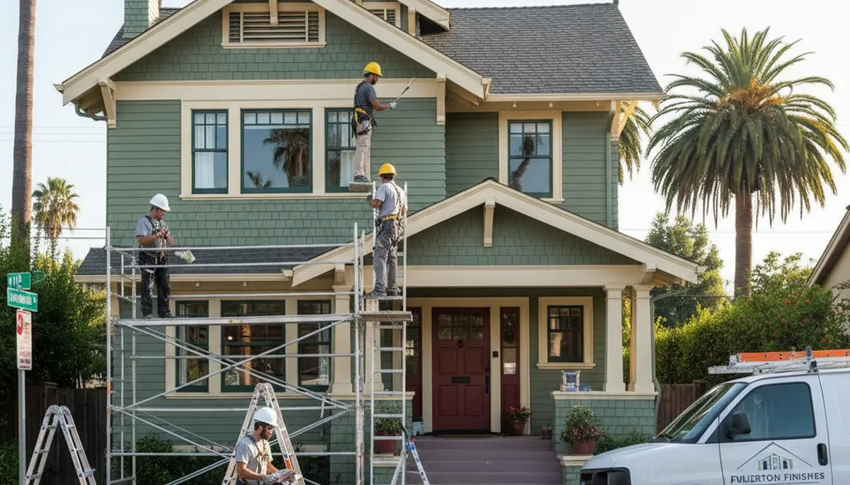 Painting contractor in Anaheim, CA providing professional residential and commercial painting services