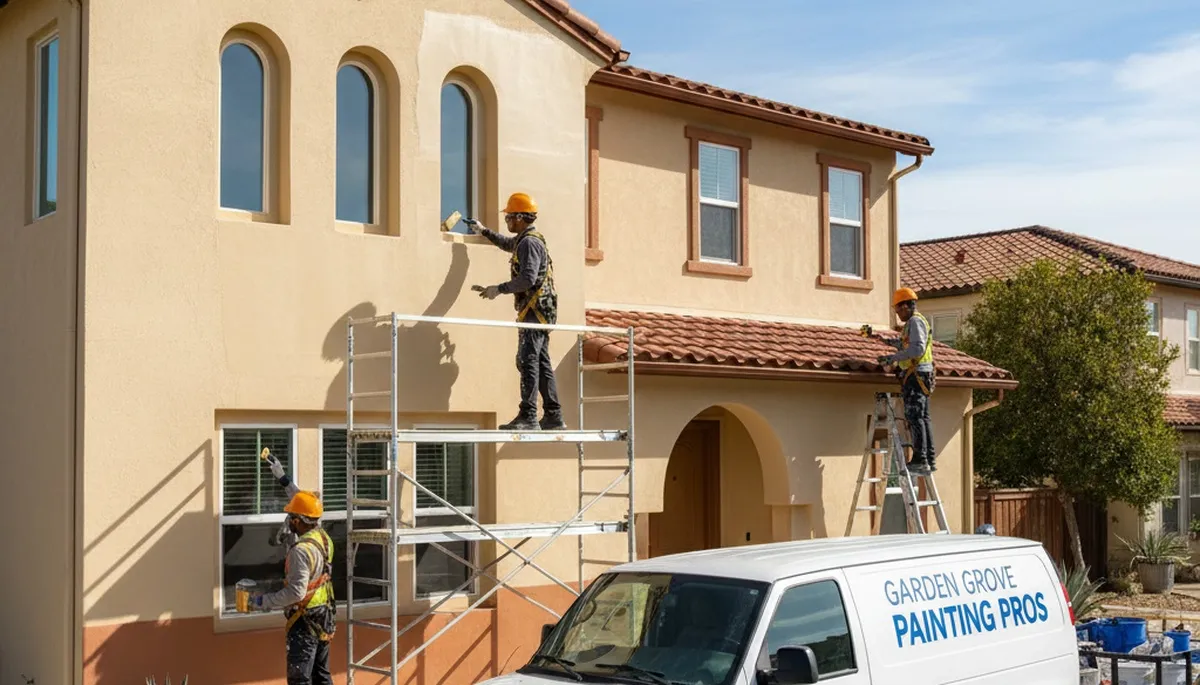 Painter team serving Anaheim, CA with professional interior and exterior painting services