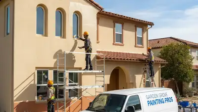 Painter team serving Anaheim, CA with professional interior and exterior painting services