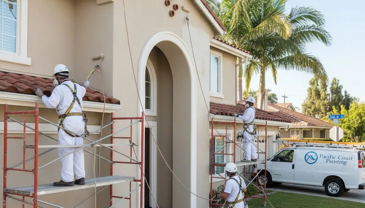 Painter providing professional painting services in Anaheim, CA for homes and businesses