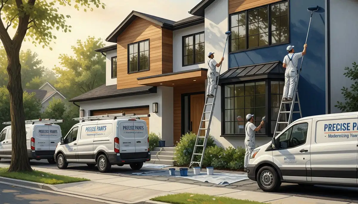 Anaheim, CA house painting team provides interior and exterior painting services for local homes