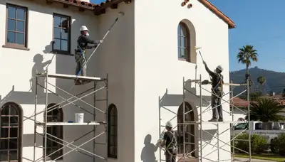 Painting contractor in Anaheim, CA providing professional interior and exterior house painting services