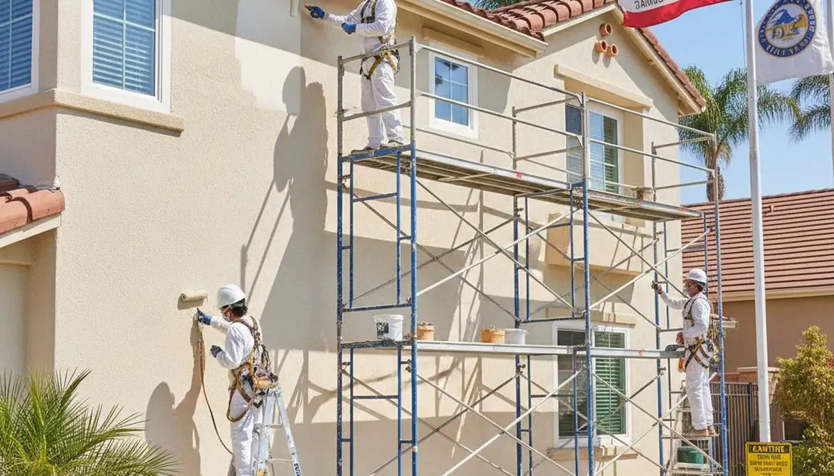 Painting crew serving Anaheim, CA, delivering professional interior and exterior painting services