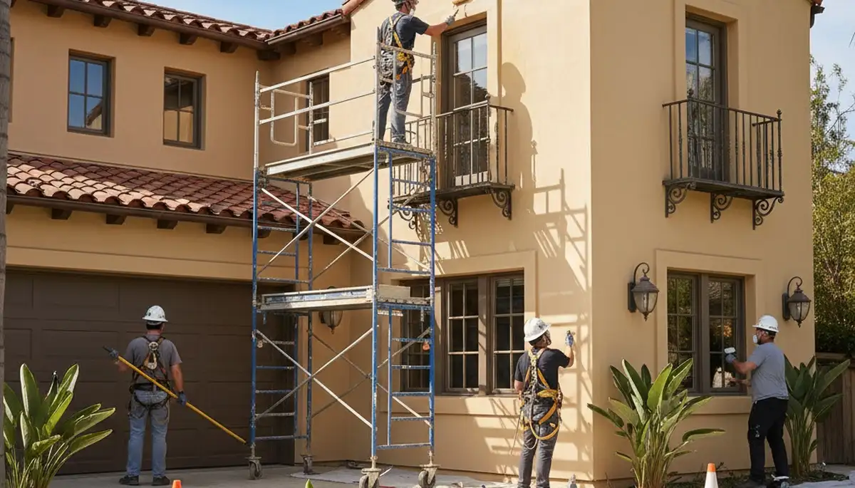 Professional painter serving Anaheim, CA for residential and commercial painting services