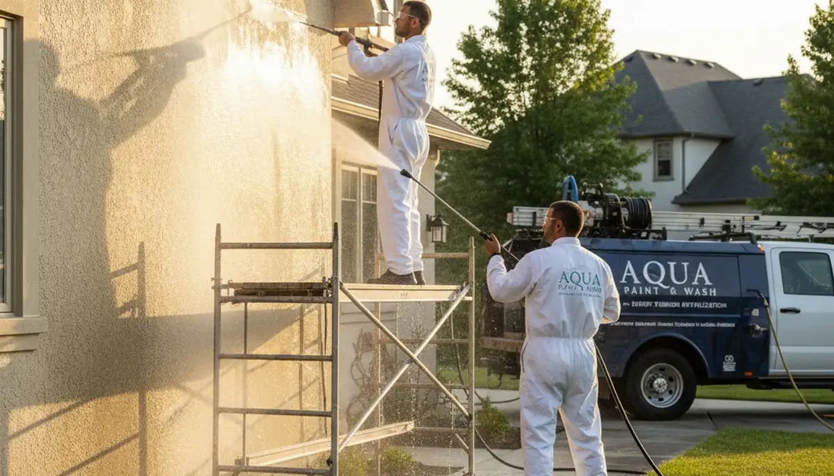 Pressure cleaning service in Anaheim, CA for driveways, siding, and fences by Anaheim Paint Pros