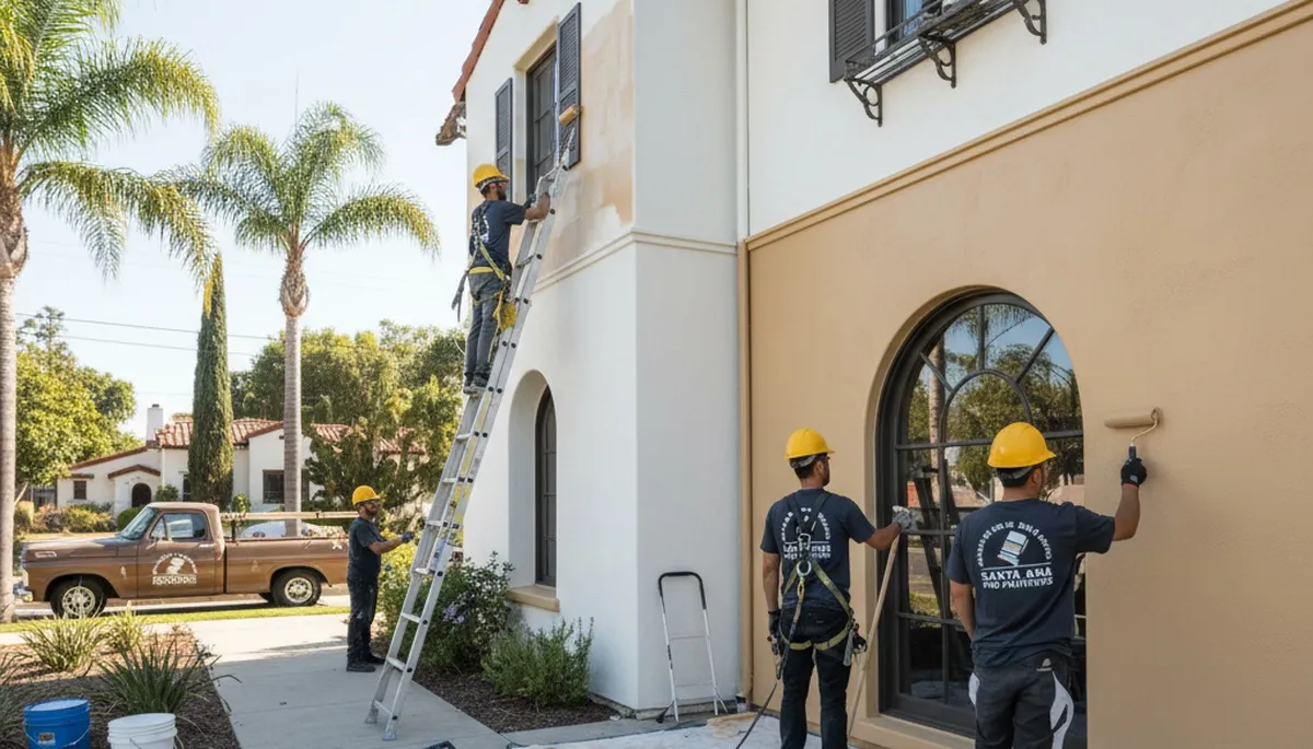 Painting contractor in Anaheim, CA offering professional residential and commercial painting services