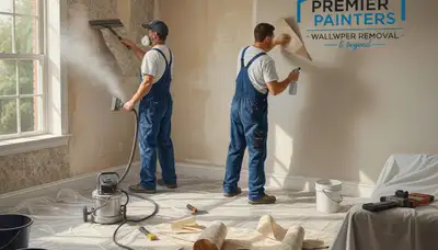 Anaheim, CA wallpaper removal service preparing walls for paint by Anaheim Paint Pros