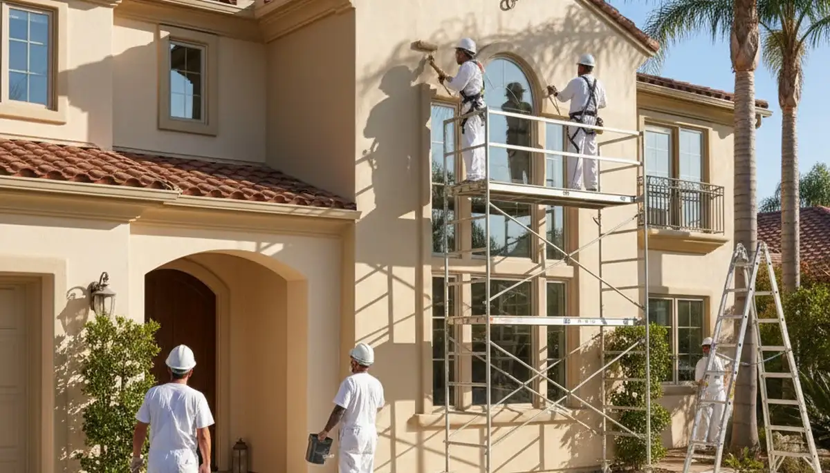 Painting company in Anaheim, CA providing professional interior and exterior house painting services